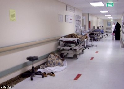 "طوارئ الحرس" تشهد زحاما غير مسبوق بسبب كبار السن!