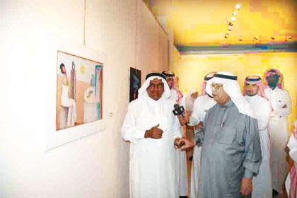 العبيد: الملتقى العربي حلم التشكيليين