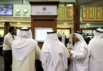 ارتداد جماعي للأسهم الخليجية قبل ختام تداولات أبريل