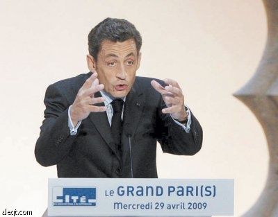 ساركوزي يطلق مشروع "باريس الكبرى" .. تطوير وسائل النقل بـ 35 مليار يورو