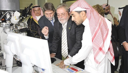 "العلوم والتقنية" تستعرض منجزاتها أمام الرئيس البرازيلي