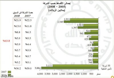 قطاع التأمين السعودي يتحدى الأزمة العالمية وينمو في 2008