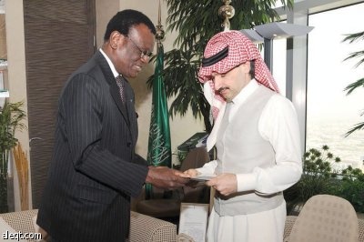 دعوة الوليد بن طلال للاستثمار في إفريقيا الوسطى