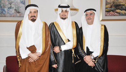 العبيد والدوسري يحتفلان بـ"ياسر"