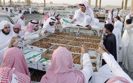 مهرجان تمور بريدة .. إبرام 7 آلاف صفقة بقيمة 21 مليون ريال