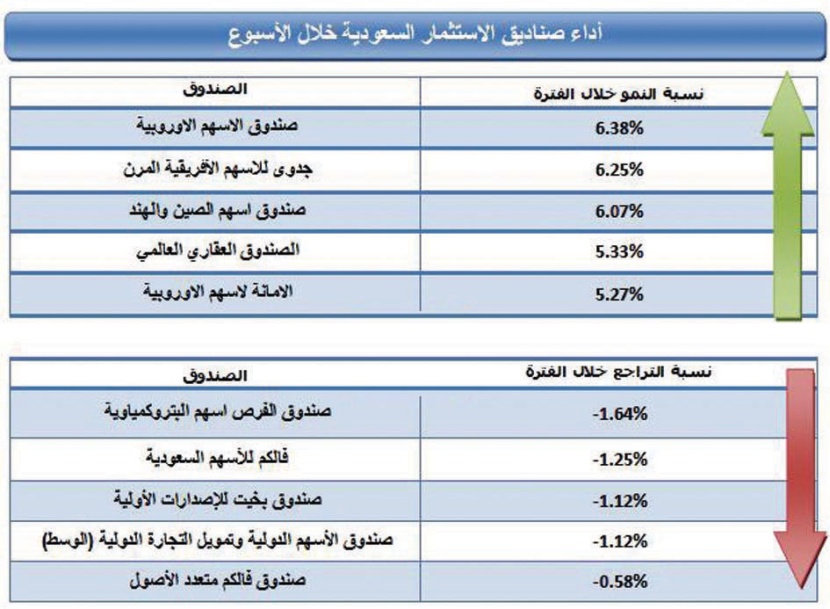 صناديق الأسواق الأوروبية تتصدر.. تليها الموجهة للأسهم الإفريقية