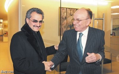 تحالف استراتيجي بين الأمير الوليد وموردوخ