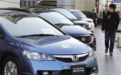 «هوندا» تسحب سيارات لعيب في نوافذها