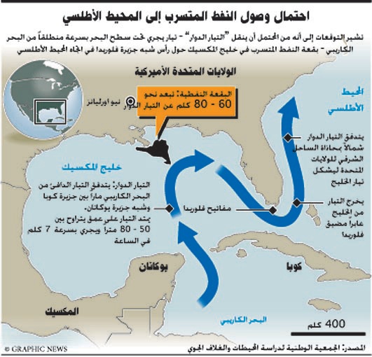 البقعة النفطية تتمدّد .. وتهدّد قطاعات السياحة في أمريكا