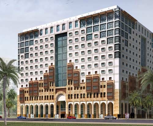 استمرار الأعمال الإنشائية لفندق ريادة في المدينة المنورة