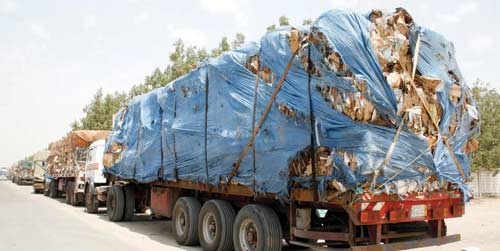 نعيد تدوير نصف مخلفات ورق الكرتون