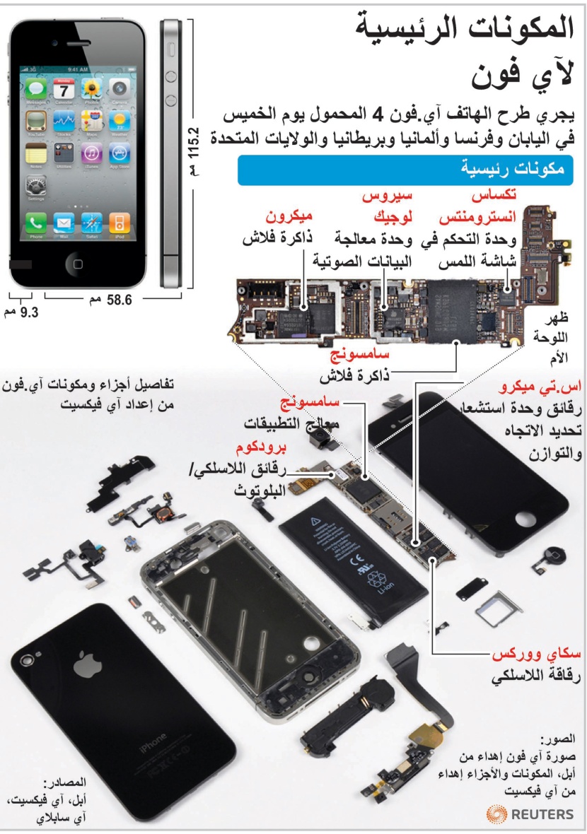 اليابانيون أول من يظفر بـ «آي فون 4» .. وبيع 600 ألف في 24 ساعة