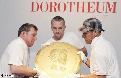 شراء أكبر عملة من الذهب في العالم بـ 3.27 مليون يورو