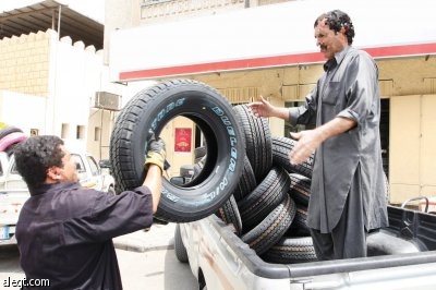 الإطارات المستعملة.. الموت تحت «الرفرف»