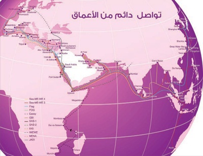 «الاتصالات السعودية» تستعد لخروج الكيبل البحري 4 عن الخدمة في فبراير