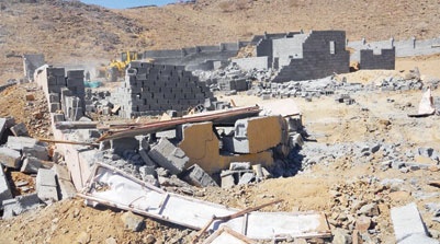 مكة : إزالة تعديات على 6 ملايين متر مربع من الأراضي