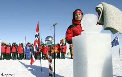 الاحتفال بمئوية وصول النرويجي أموندسن في أول بعثة تستكشف القطب الجنوبي (فيديو)