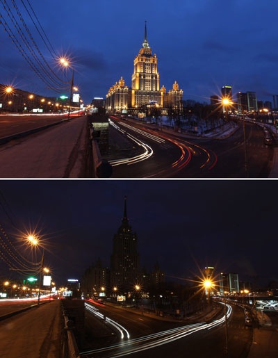 العالم بلا أضواء في ساعة الأرض "صور و فيديو"