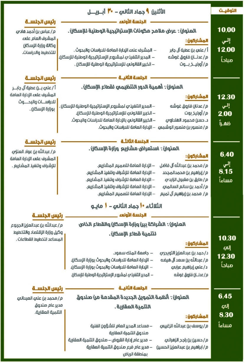 اليوم.. انطلاق جلسات الملتقى العقاري