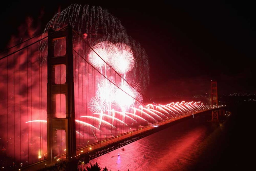 سان فرانسيسكو تحتفل بالذكرى الخامسة والسبعين لتشييد جسر غولدن غيت - فيديو