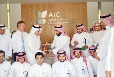 وفد من اللجنة الزراعية في غرفة الرياض يزور المركز الوطني للمعلومات الزراعية