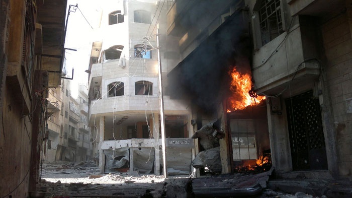 قوات النظام تواصل العمليات العسكرية في ريف دمشق