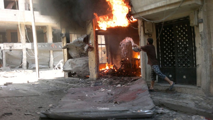 قوات النظام تواصل العمليات العسكرية في ريف دمشق