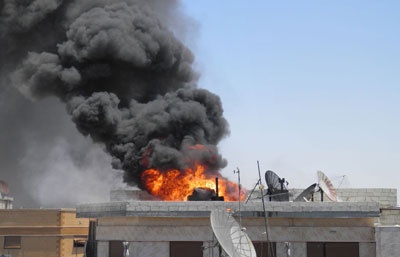 مناف طلاس في أول ظهور بعد انشقاقه يدعو الجيش لرفض النهج الإجرامي للنظام