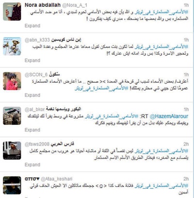 الأسماء المستعارة تزيد يوما بعد آخر عبر المواقع الاجتماعية