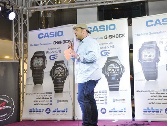«كاسيو» و«فيرجن ميجاستور» تنظمان  حفلاً لساعات جي شوك