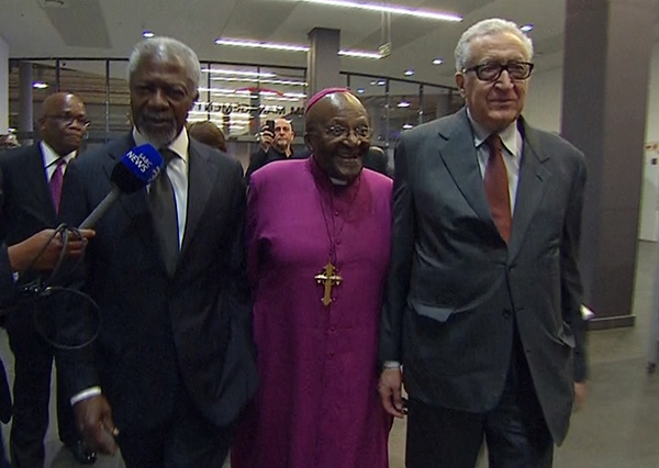 قصة مصورة :مانديلا يجمع العالم في تأبينه