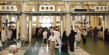 اكتمال مشروع التكييف المؤقت في المسجد الحرام