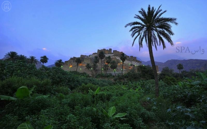 قصة مصورة : الموز والكادي... مصدر اقتصادي لأهالي قرية ذي عين التراثية