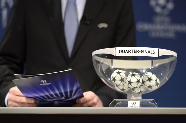 قرعة دوري أبطال أوروبا : برشلونة يصطدم بأتلتيكو والريال يتربص بدورتموند ومانشستر يتحدى بايرن