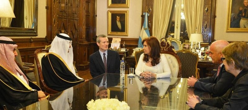 رئيسة الأرجنتين تستقبل الأمير سلطان بن سلمان