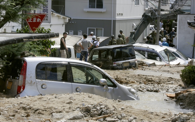 مخاوف من ارتفاع عدد المفقودين جراء الانهيارات الأرضية في اليابان
