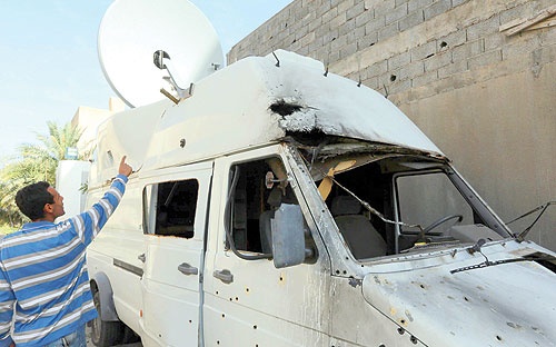 اقتحام محطة تلفزيونية خاصة في العاصمة الليبية واختطاف طاقمها المناوب