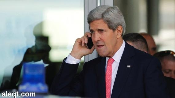 جون كيري يدعم اتفاق وقف إطلاق النار في قطاع غزة