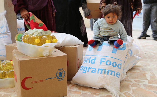 برنامج الأغذية: 4.1 مليون شخص في سوريا تسلموا حصص غذاء في اغسطس