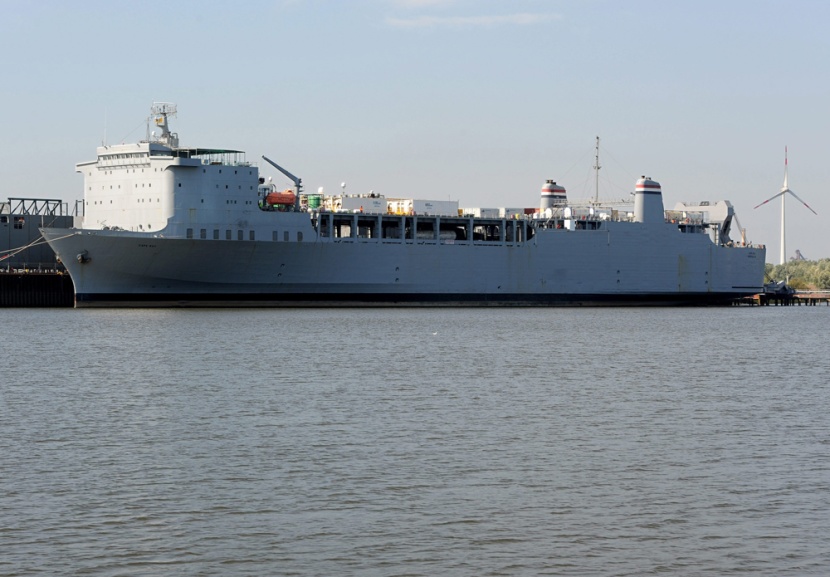 تفريغ سفينة محملة ببقايا غاز الخردل السوري في ألمانيا