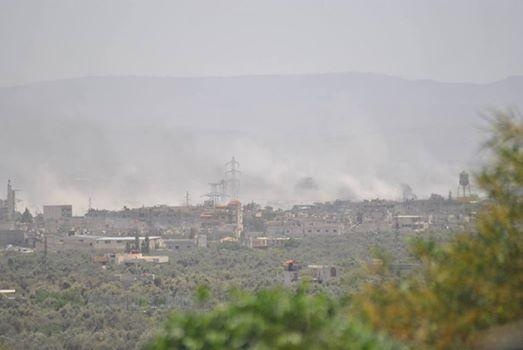 قوات النظام السوري تشن هجوما عنيفا لاستعادة بلدة الدخانية على حدود دمشق