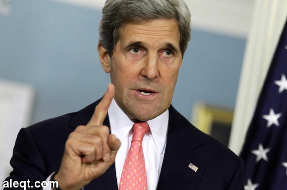 كيري: الأسد انتهك معاهدة حظر الأسلحة الكيميائية باستخدامه غاز الكلور