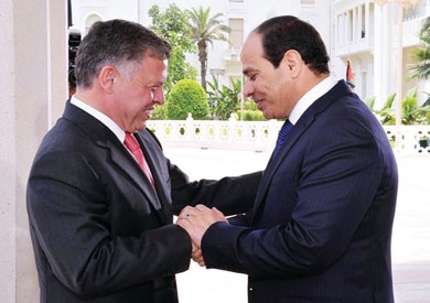الرئيس المصري يلتقي العاهل الأردني في نيويورك