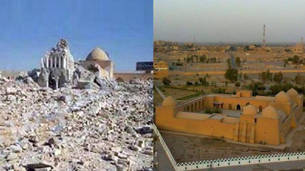 "داعش" يفجر مزار "الأربعين صحابي" ويفخخ كنيسة أثرية في تكريت