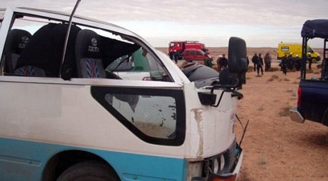 مقتل 20 شخصا في اصطدام حافلتين لنقل المسافرين جنوب الجزائر