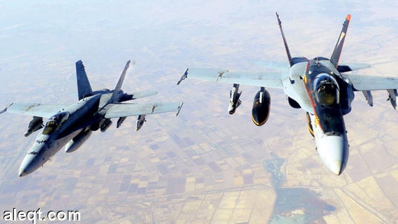 التحالف الدولي شن 5 ضربات قرب عين العرب في سوريا