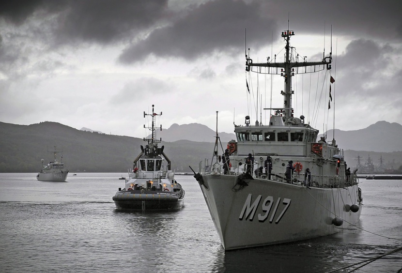 حريق يجبر سفينة تحمل خرسانة مشعة على التوقف قبالة ساحل إسكتلندا