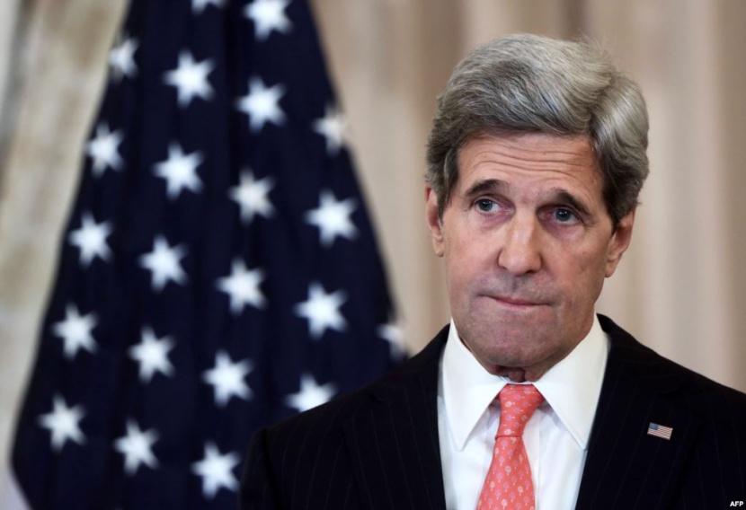 كيري يتوجه الى مصر للمشاركة في المؤتمر الدولي لاعادة اعمار غزة
