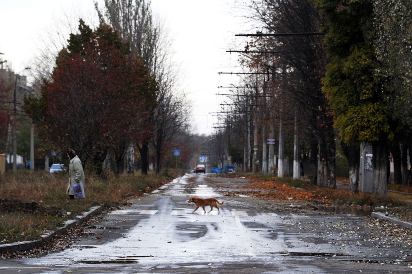 مئة شخص في احد ملاجىء دونيتسك منذ اربعة اشهر
