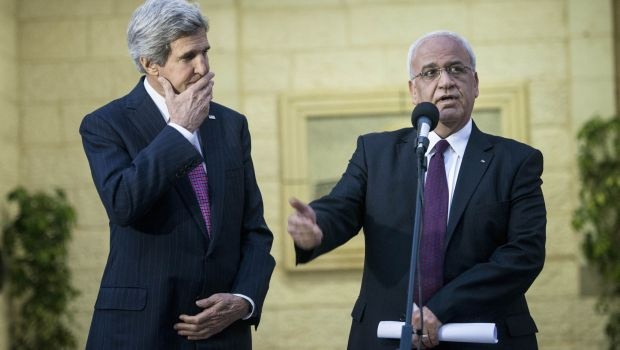 كيري يجتمع مع صائب عريقات في واشنطن الاثنين المقبل